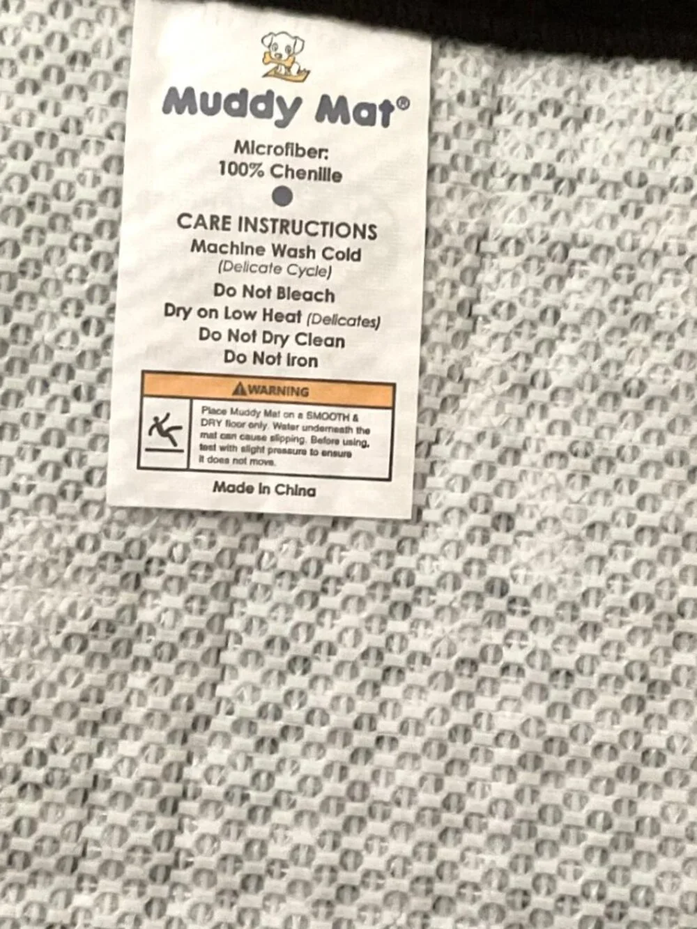MUDDY MAT® SUPER ABSORBENT CHENILLE PET DOOR MAT - MEDIUM 30